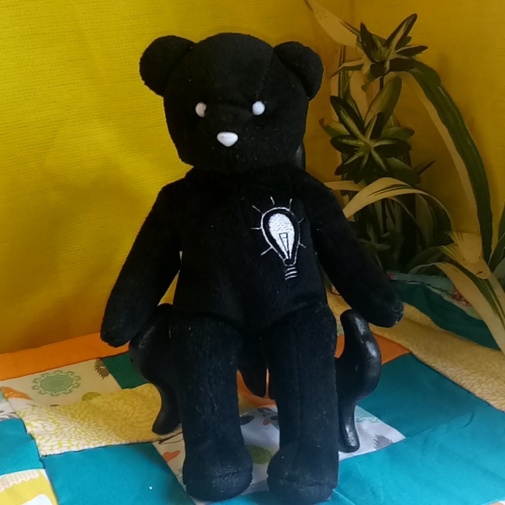 Ty Blackout beanie baby